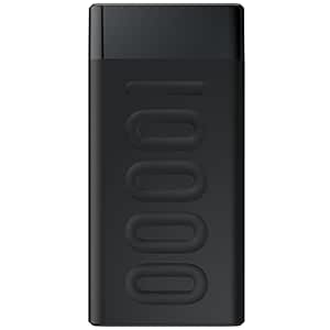 Ambrane 10000mAh Slim Power Bank, 20W Fast Charging, Dual Output, Type C PD (Input & Output), Quick Charge, Li-Polymer, Multi-Layer Protection for iPhone, Anrdoid & Other Devices (Stylo 10K, Black)