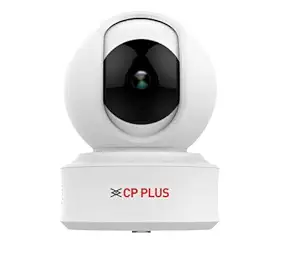 CP PLUS 2MP Full HD Smart Wi-fi CCTV Security Camera | 360° with Pan Tilt | Two Way Talk | Cloud Monitor | Motion Detect | Night Vision | Supports SD Card (Up to 128 GB) | Alexa & Ok Google | CP-E21A