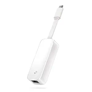TP-Link UE300C USB Type-C to RJ45 Gigabit Ethernet Network Adapter/RJ45 LAN Wired Adapter for Ultrabook, Chromebook, Laptop, Desktop, Plug & Play, USB 3.0, Foldable and Portable Design