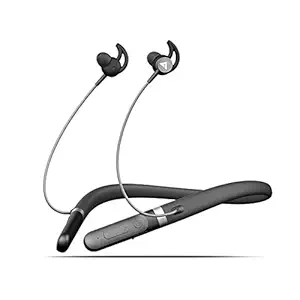 Boult Audio ZCharge Bluetooth Wireless in Ear Earphones with Mic, 40H Playtime and Super Fast Charging, Environmental Noise Cancellation for Pro+ Calling and IPX5 Water Resistant (Black)