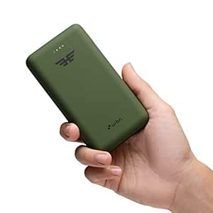URBN 20000 mAh Lithium_Polymer 22.5W Super Fast Charging Ultra Compact Power Bank with Quick Charge & Power Delivery, Type C Input/Output, Made in India, Type C Cable Included (Camo)