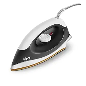 Wipro Vesta 1200 Watt GD201 Lightweight Automatic Dry Iron| Quick Heat Up| Stylish & Sleek |Anti bacterial German Weilburger Double Coated Soleplate |2 Years Warranty