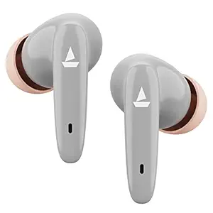 boAt Airdopes 181 in-Ear True Wireless Earbuds with ENx Tech, Beast Mode(Low Latency Upto 60ms) for Gaming, with Mic, ASAP Charge, 20H Playtime, Bluetooth v5.2, IPX4 & IWP (Cool Grey)