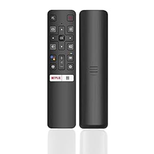 7SEVEN® TCL Remote Control Smart TV RC802V Remote Compatible for TCL TV Remote Original 55EP680 40A325 49S6500 55P8S 55P8 50P8 65P8 40S6500 43S6500FS 49S6800FS 49S6800 49S6510FS(Without Voice Function/Google Assistant and Non-Bluetooth remote)