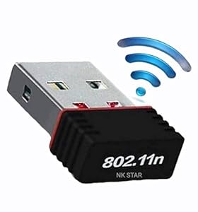 NK STAR 950 Mbps USB WiFi Adapter Wireless Network Receiver Dongle for Desktop Laptop, (Support- Windows XP/7/8/10 & MAC OS) NOt Support to DVR and HDTV