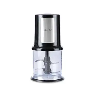 Brayden Chopro, Electric Vegetable Chopper for Kitchen with 500 ML Capacity, 400 Watts Copper Motor and 4 Bi-Level SS Blades (Black)