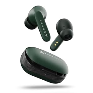 Boult Audio Airbass Z20 True Wireless, 40H Battery Life, Zen ENC Mic, Type-C Lightning Boult Fast Charging (10Mins=100Mins), BoomX Tech Bass, ENC, IPX5 in Ear Earbuds with mic (Green)
