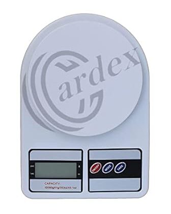 CARDEX Digital Kitchen Weighing Machine Multipurpose Electronic Weight Scale With Back Lite LCD Display for Measuring Food, Cake, Vegetable, Fruit (KITCHEN SCALE)