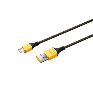 realme 10W Fast Charging Micro-USB Cable (Braided, Black)