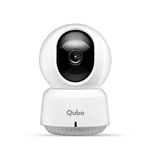 Qubo Smart Cam 360 from Hero Group | Made in India | 2MP 1080p Full HD | CCTV Wi-Fi Camera | 360 Degree Coverage| Two Way Talk | Mobile App Connectivity | Night Vision | Cloud & SD Card Recording