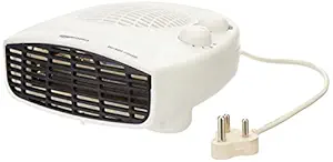 Amazon Basics 2000/1000 Watt Room Heater with Adjustable Thermostat (ISI certified, White color, Ideal for small to medium room/area)