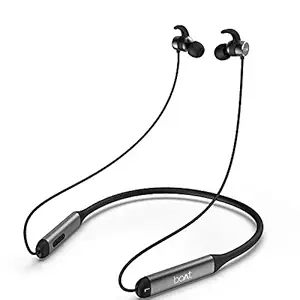 boAt Rockerz 330 in-Ear Bluetooth Neckband with Upto 30 Hours Playtime, ASAP Charge, Signature Sound, Dual Pairing & IPX5 with Mic (Active Black)
