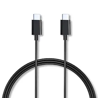 Croma 3A Fast charge 1m Type-C to All Type-C Phones sync and charge cable, Made in India, 480Mbps Data transfer rate, Tested Durability with 8000+ bends (12 months warranty) - CRCMA0106sTC10, Black