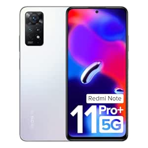 Redmi Note 11 Pro + 5G (Phantom White, 8GB RAM, 128GB Storage) | 67W Turbo Charge | 120Hz Super AMOLED Display | Additional Exchange Offers | Charger Included
