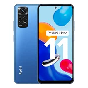 Redmi Note 11 (Horizon Blue, 6GB RAM, 64GB Storage)|90Hz FHD+ AMOLED Display | Qualcomm® Snapdragon™ 680-6nm | 33W Charger Included