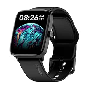 Noise ColorFit Pro 4 Alpha Bluetooth Calling Smart Watch with 1.78 AMOLED Display, Tru Sync, 60hz Refresh Rate, instacharge, Gesture Control, Functional 360 Digital Crown (Jet Black)
