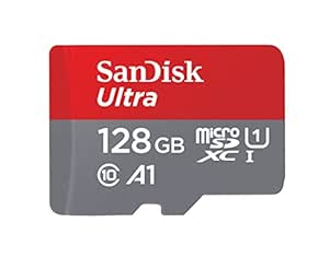 SanDisk Ultra® microSDXC™ UHS-I Card, 128GB, 140MB/s R, 10 Y Warranty, for Smartphones