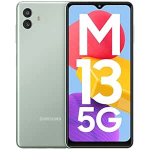 Samsung Galaxy M13 5G (Aqua Green, 6GB, 128GB Storage) | 5000mAh Battery | Upto 12GB RAM with RAM Plus