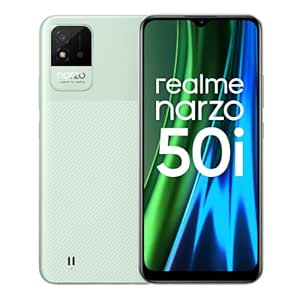realme narzo 50i (Mint Green, 2GB RAM+32GB Storage) Octa Core Processor | 6.5" inch Large Display