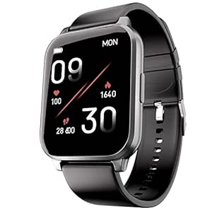 Fire-Boltt Ninja 3 Smartwatch Full Touch 1.69 & 60 Sports Modes with IP68, Sp02 Tracking, Over 100 Cloud based watch faces - Black