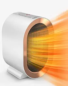 Eopora PTC Ceramic Fast Heating Room Heater for Bedroom, 1500/1000 Watts Room Heater for Home, Electric Heater, Electric Fan Heater for Home Office Bedroom (White)
