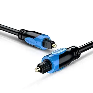 BlueRigger Digital Optical Audio Toslink Cable (3.3 Feet / 1 Meter) With 8 Channel (7.1) Audio Support (for Home Theatre, Xbox, Playstation etc.)