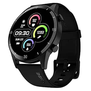 Noise Agile 2 Buzz Bluetooth Calling Smart Watch with 1.28" TFT Display,Dual Button,in-Built Mic & Speaker,AI Voice Assistant, Health Suite,in-Built Games, 100 Watch Faces-(Jet Black)