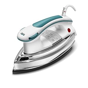 Wipro Vesta 1200 Watt GD203 Heavyweight Automatic Dry Iron| Quick Heat Up| Anti bacterial German Weilburger Double Coated Black Soleplate |2 Years Warranty