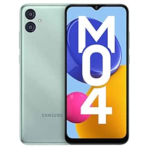 Samsung Galaxy M04 Light Green, 4GB RAM, 64GB Storage | Upto 8GB RAM with RAM Plus | MediaTek Helio P35 | 5000 mAh Battery