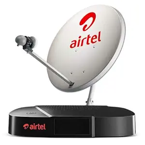 Airtel Digital TV HD Set Top Box with FTA Pack | Unlimited Entertainment + Recording Feature + Free Standard Installation (6 Months Pack)