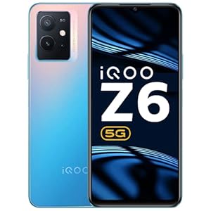iQOO vivo Z6 5G (Chromatic Blue, 6GB RAM, 128GB Storage) | Snapdragon 695-6nm Processor | 120Hz FHD+ Display | 5000mAh Battery