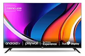 VW 80 cm (32 inches) Playwall Frameless Series HD Ready Android Smart LED TV VW3251 (Black)