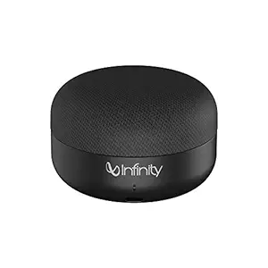 Infinity (JBL Fuze Pint, Wireless Ultra Portable Mini Speaker with Mic, Deep Bass, Dual Equalizer, Bluetooth 5.0 with Voice Assistant Support for Mobiles (Black)