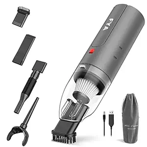 FYA Handheld Vacuum Cleaner Cordless, Wireless Hand Vacuum&Air Blower 2-in-1, Mini Portable Car Vacuum Cleaner with Powerful Suction, USB Rechargeable Vacuum for Pet Hair, Home and Car