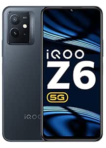 iQOO vivo Z6 5G (Dynamo Black, 6GB RAM, 128GB Storage) | Snapdragon 695-6nm Processor | 120Hz FHD+ Display | 5000mAh Battery