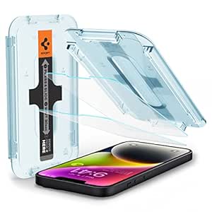 Spigen EZ Fit Tempered Glass Screen Protector Guard for iPhone 14/13/13 Pro - 2 Pack