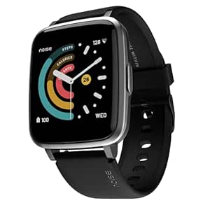 Noise ColorFit Pulse Smartwatch with 3.56 cm (1.4") Full Touch HD Display, SpO2, Heart Rate, Sleep Monitors & 10-Day Battery - Jet Black