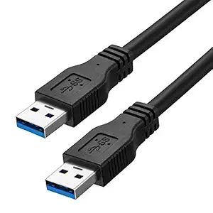 Storite Super Speed USB 3.0 Male to Male Cable for Hard Drive Enclosures, Laptop Cooling Pad, DVD Players(60cm,Black)