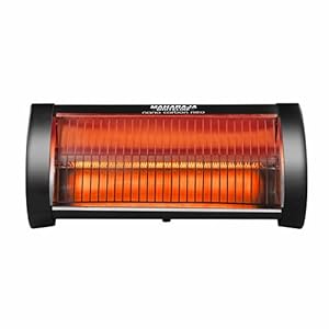 Maharaja Whiteline Nano Carbon Neo, 500 Watts Room Heater (Black, White), Standard (5200100986)