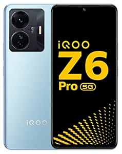 iQOO Z6 Pro 5G by vivo (Legion Sky, 6GB RAM, 128GB Storage) | Snapdragon 778G 5G | 66W FlashCharge | 1300 nits Peak Brightness | HDR10+