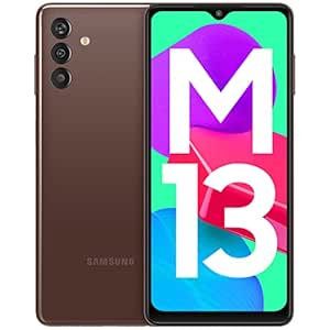 Samsung Galaxy M13 (Stardust Brown, 6GB, 128GB Storage) | 6000mAh Battery | Upto 12GB RAM with RAM Plus