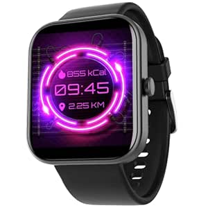 boAt Newly Launched Wave Electra with 1.81" HD Display, Smart Calling with Ultra-Seamless BT Calling Chip,20 Built-In Watch Faces,100 + Sports Modes,Menu Personalization,In-Built Games(Charcoal Black)