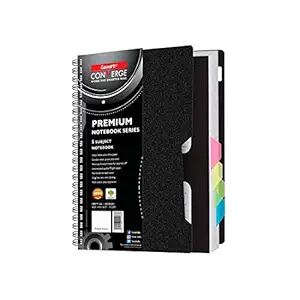 Luxor 5 Subject Single Ruled Notebook - A5 Size, 70 GSM, 300 Pages