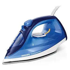 Philips EasySpeed Plus Steam Iron GC2145/20-2200W, Quick Heat Up with up to 30 g/min steam, 110 g steam Boost, Scratch Resistant Ceramic Soleplate, Vertical steam & Drip-Stop