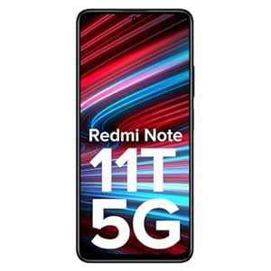Redmi Note 11T 5G (Matte Black, 6GB RAM, 128GB ROM)| Dimensity 810 5G | 33W Pro Fast Charging | Charger Included | Additional Exchange Offers|Get 2 Months of YouTube Premium Free!