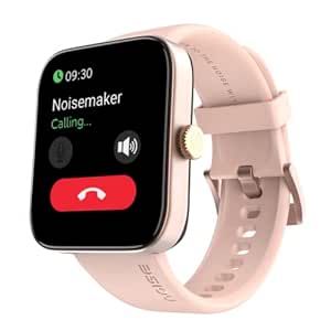 Noise Pulse Buzz 1.69" Bluetooth Calling Smart Watch with Call Function, 150 Watch Faces, 60 Sports Modes, Spo2 & Heart Rate Monitoring, Calling Smart Watch for Men & Women - Rose Pink