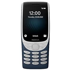 Nokia 8210 4G Volte keypad Phone with Dual SIM, Big Display, inbuilt MP3 Player & Wireless FM Radio | Blue