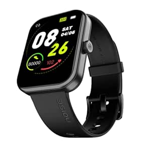 Noise Pulse 2 Max Advanced Bluetooth Calling Smart Watch with 1.85'' TFT and 550 Nits Brightness, Smart DND, 10 Days Battery, 100 Sports Mode, Smartwatch for Men and Women - (Jet Black)