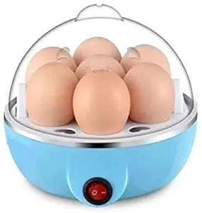 GILTON Egg Boiler Electric Automatic Off 7 Egg Poacher for Steaming, Cooking Also Boiling and Frying, Multi Color