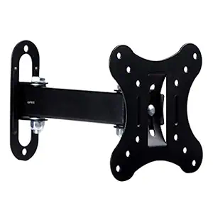Caprigo Heavy Duty TV Wall Mount Stand for 12 to 27 inches LED/LCD/Monitor Screen's, Full Motion Rotatable Universal TV & Monitor Wall Mount Bracket with Swivel & Tilt Adjustments (Single Arm - M416)